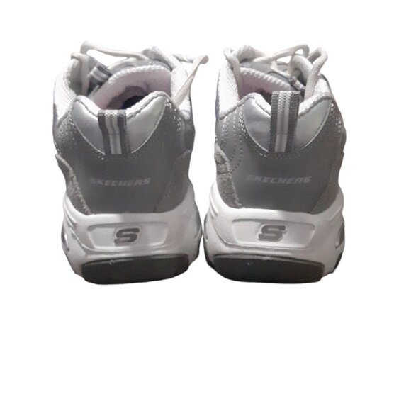 Skechers D'Lites Shoe Sneaker Women Size 10 Gray Air Cooled Memory Foam 11936 - Picture 3 of 6
